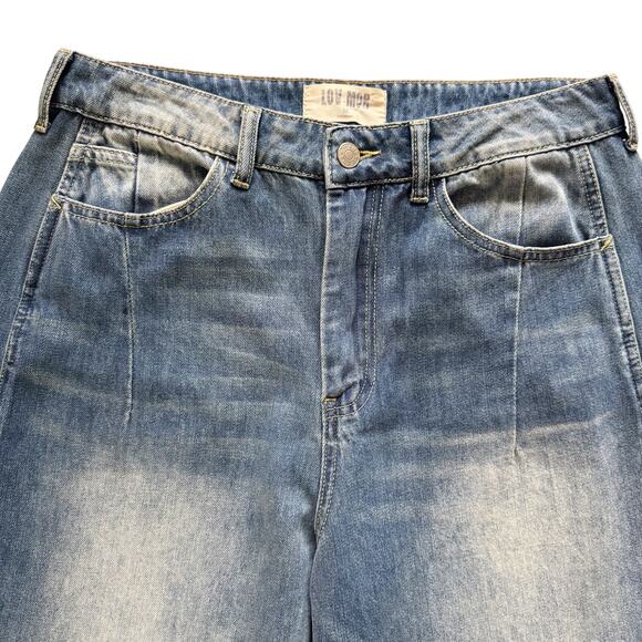 Lov Mor Barrel Jeans Womens size M 8 10 baggy Boho baggy skater hipster retro - Picture 2 of 12